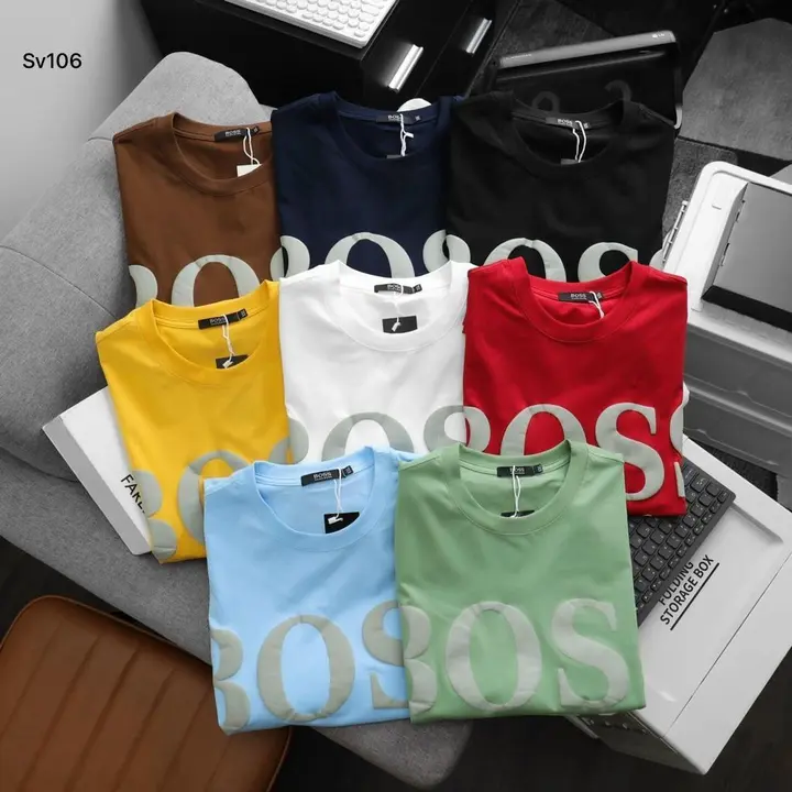 Post image *HIGH PREMIUM HEAVY PUFF PRINT  QUALITY TEES*

*Brand  - HUGO BOSS*

Style - Sv106 Men’s Round Neck T-Shirt Half sleeve 

Fabric - *100% combed cotton bio wash*

Gsm- 180 

Combo - 8 Colour Combo

Size - *M,L,XL,XXL*

Ratio -  *1 1 1 1 *

Moq - 37 PC’s 

Price - ₹210/-

👉🏻👉🏻All Goods Are in single pcs packed.

👉🏻👉🏻Ready For Delivery