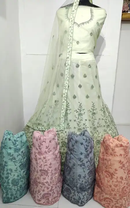 Net lengha with 12 inch can glitrt ton to ton uploaded by Fan creations on 4/20/2024