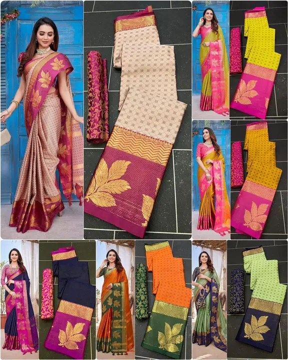 Post image Inquiry no 6354691334 
Single piece available 
*Launching after  demand!!*

😘*Yes !! We Launching mercerised cotton silk in Exclusive border Self Viweing design!! Ever New Launch!!!*

*Aura Saree....*

🌹Catalog-  AAB- (*AURAPATTI*)

🌹*Fabric - Pure Mercerised Copper Silk*

         
         ✨🌟🌟🌟🌟🌟✨
              🌈Color:-6🌈

*Saree 5.5 MTR and 0.80 MTR Contrast Matching Blouse With Contrast Pallu…*

👉*Washable Saree*
👉*Single pc available *
👉*Full set available *
 
Stock ready to ship.....