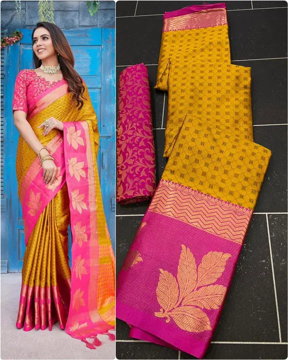 Pure Mercerised Copper Silk uploaded by Kesari Nandan Fashion saree and dress material on 4/20/2024