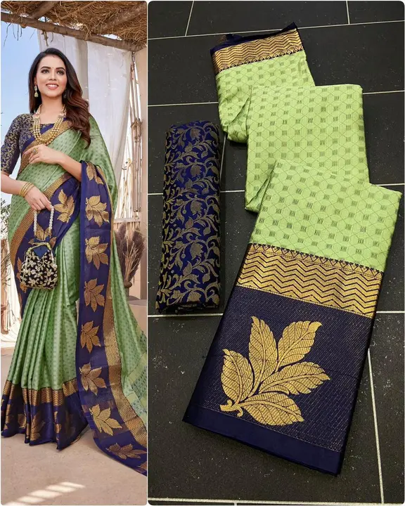 Pure Mercerised Copper Silk uploaded by Kesari Nandan Fashion saree and dress material on 4/20/2024