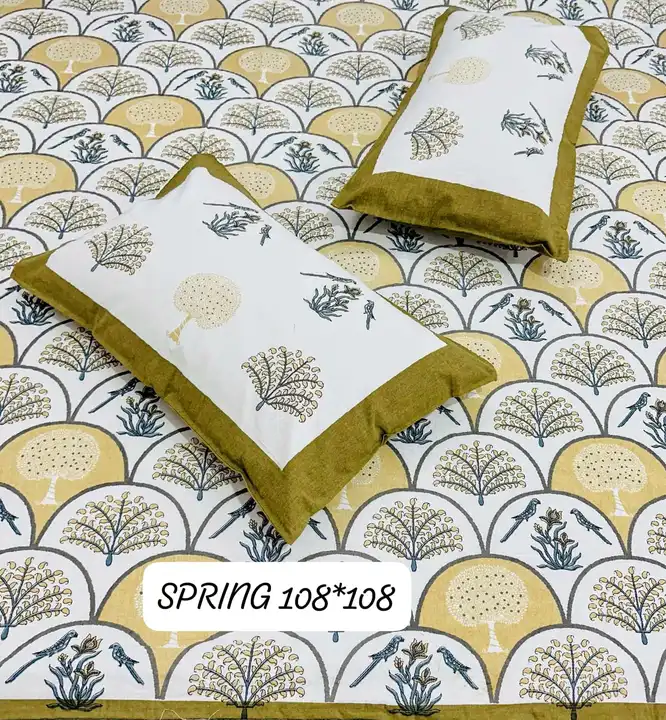 Hand block printed Bedsheets  uploaded by business on 4/20/2024