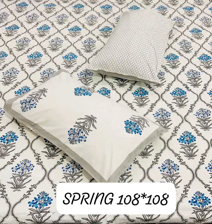 Hand block printed Bedsheets  uploaded by Bagru crafts on 4/20/2024