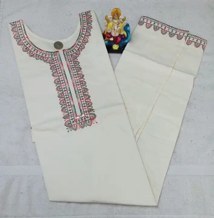 Heavy Cotton Work Kurti With Inner  uploaded by SHREE HARSIDDHI FASHION on 4/21/2024