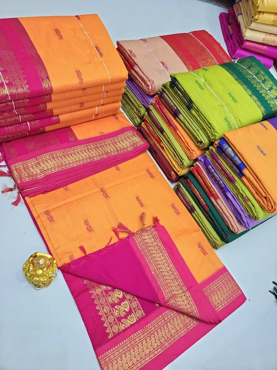 Gadwal sarees/ Kalyani cotton Sarees  uploaded by P.A.K TEX on 4/21/2024