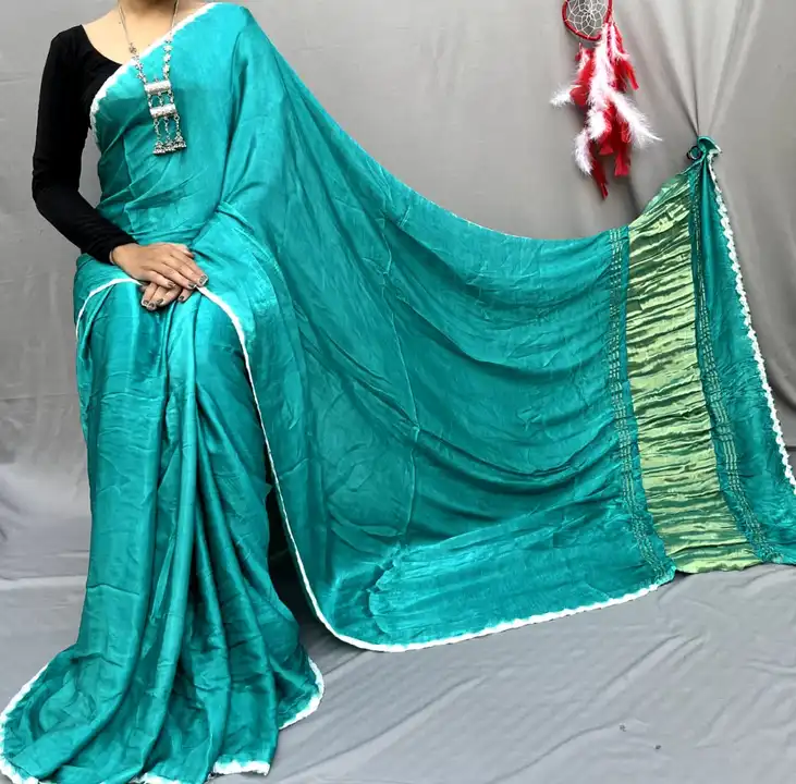 Midal  silk  tissu  pallu    palain  daing   saree  avl uploaded by S.A AJARAKH HEND BALOCK PARINT SAREE on 4/21/2024
