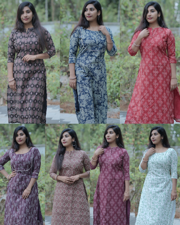 Post image 🥰

✨Fabric Cotton ...Slitted Kurthi✨
🌟Body with Lining ✨


Length 47-48

Size : L, XL, XXL, 3XL 