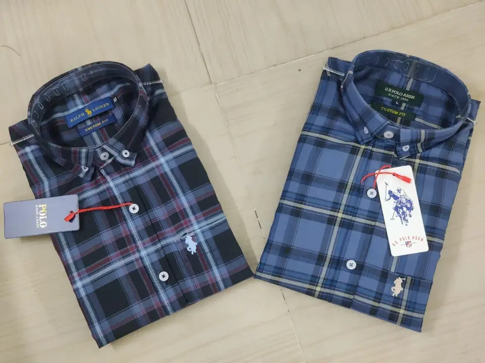 Oxford premium check shirt uploaded by business on 4/22/2024