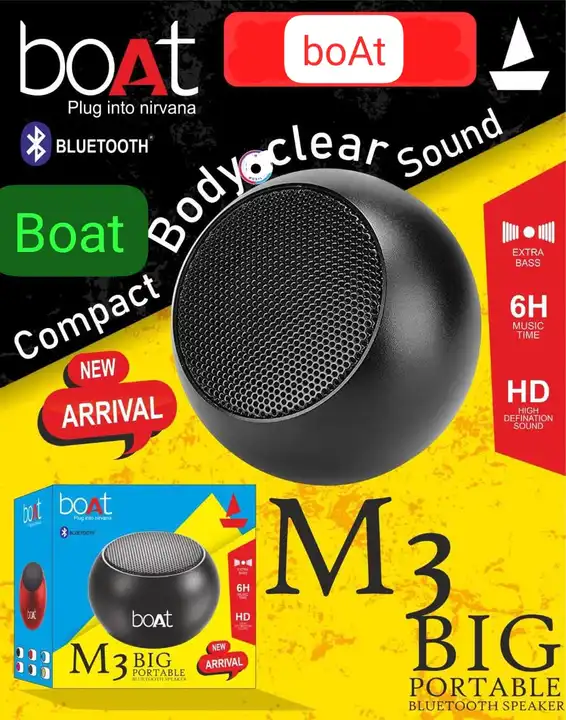 Boat M3 Mini Speaker uploaded by Shri Shankeshwar Telecom on 4/22/2024