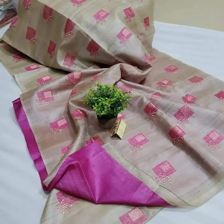 BHAGALPURI TUSSAR BY TUSSAR SAREE  uploaded by S.N.COLLECTIONS  on 4/22/2024