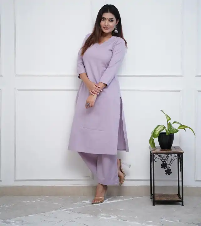 Cotton kurti set  uploaded by Indiana Creations  on 4/23/2024