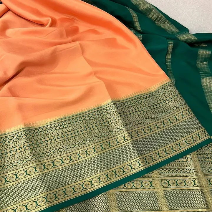 Post image I want 11-50 pieces of Saree at a total order value of 5000. I am looking for Mysore crepe silk saree . Please send me price if you have this available.