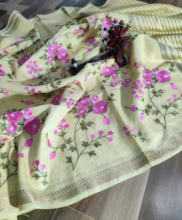 BHAGALPURI SILK LINEN SAREE  uploaded by S.N.COLLECTIONS  on 4/23/2024