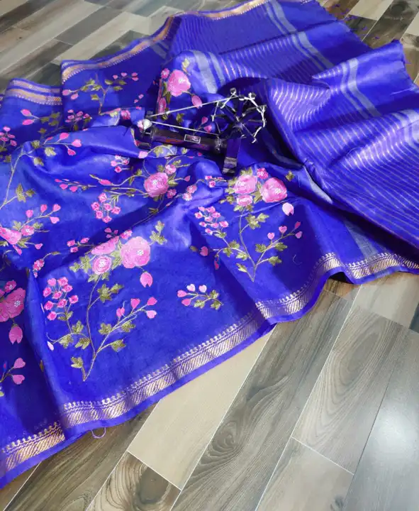 BHAGALPURI SILK LINEN SAREE  uploaded by S.N.COLLECTIONS  on 4/23/2024