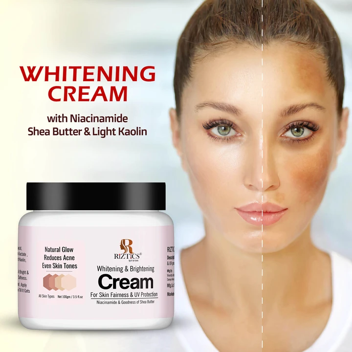 Riztics Whitening and Brightening Cream with Niacinamide, Kojic Acid and Shea butter 100grams uploaded by business on 4/23/2024