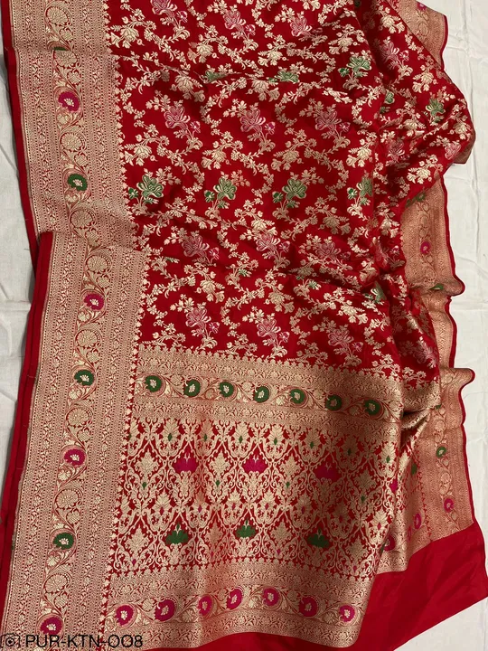 Banarasi handloom pure katan/katan upada silk saree  uploaded by business on 4/23/2024