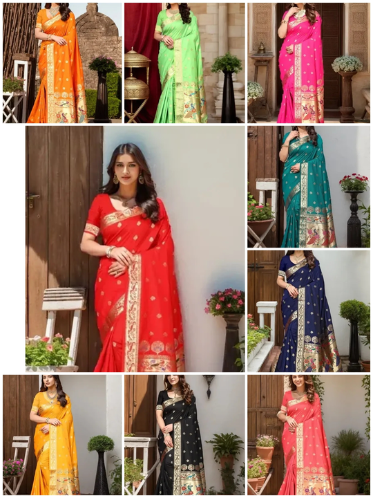 Post image Beautiful Paithani Silk Sarees With Blouse Piece

Beautiful Paithani Silk Sarees With Blouse Piece

*Fabric*: Silk Blend Type*: Saree with Blouse piece Style*: Self Pattern Design Type*: Paithani Saree Length*: 5.5 (in metres) Blouse Length*: 0.8 (in metres) 

*Returns*: Within 7 days of delivery. No questions asked

⚡⚡ Hurry, 9 units available only




Hi, sharing this amazing collection with you.😍😍 If you want to buy any product, click on the link or message me

https://myshopprime.com/collections/500726901