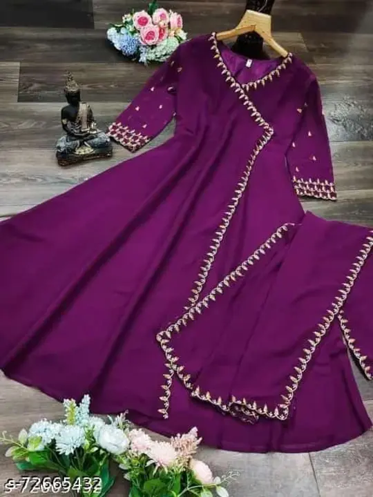 GOWN DUPPATA uploaded by Vijay Creation on 4/24/2024