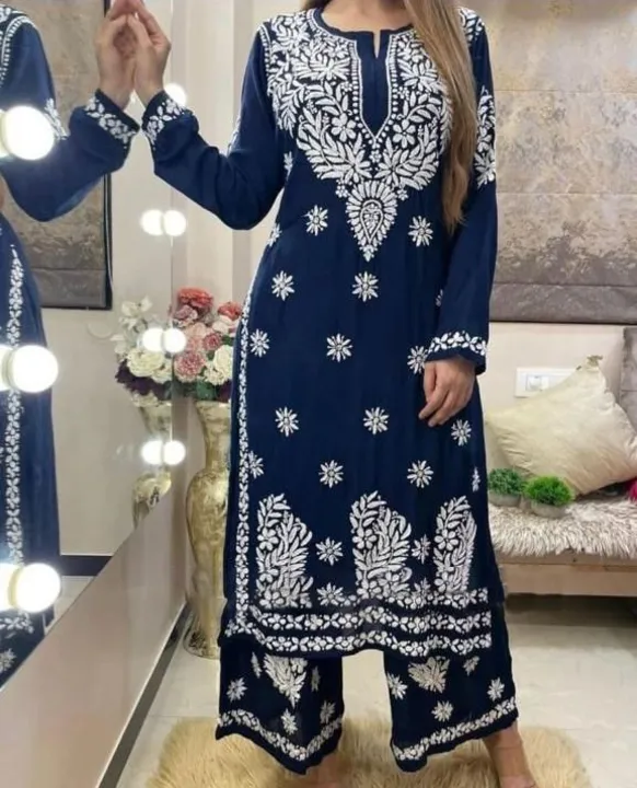 Kurti with pent uploaded by business on 4/24/2024
