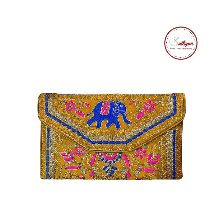 Sutliyan Rajasthani Handmade Embroidery Multicolour Clutch Bag for Women uploaded by Sutliyan on 4/24/2024
