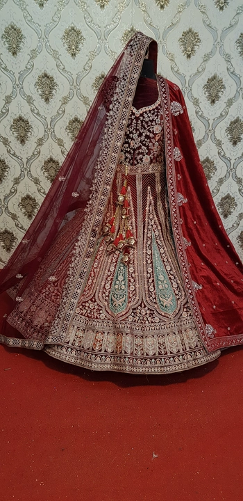 M TEX CREATOR

BRIDAL COLLECTION
VELVET FABRIC
PACHIS WORK
FULL ZHARKAN
DABAL CAN CAN
FULL GEH uploaded by business on 4/25/2024