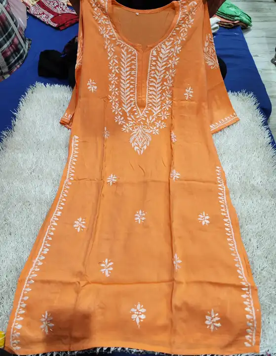 Chikan kurti uploaded by business on 4/25/2024