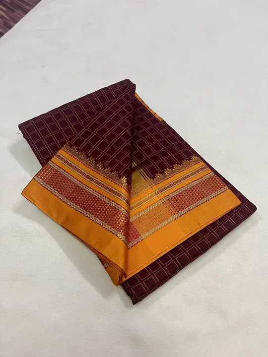 Cotton fancy box sarees uploaded by Aadhya Sarees on 4/26/2024