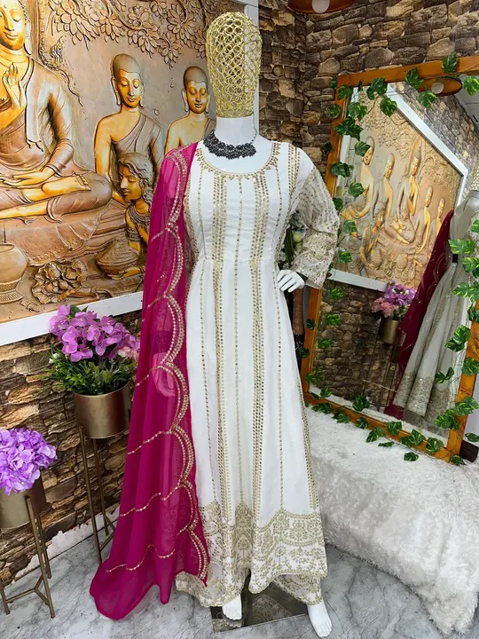 Post image Hey! Checkout my new product called
 gown with dupaatta .
