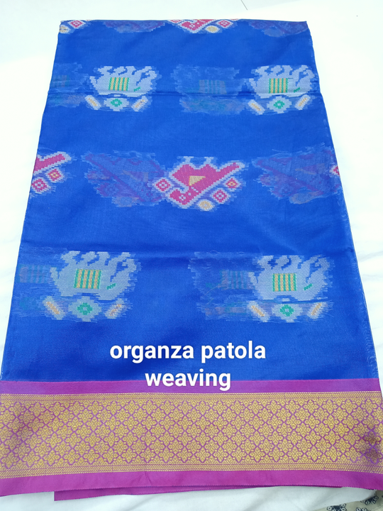 Organza patola uploaded by Jalan fashion saree menufecturer on 4/26/2024