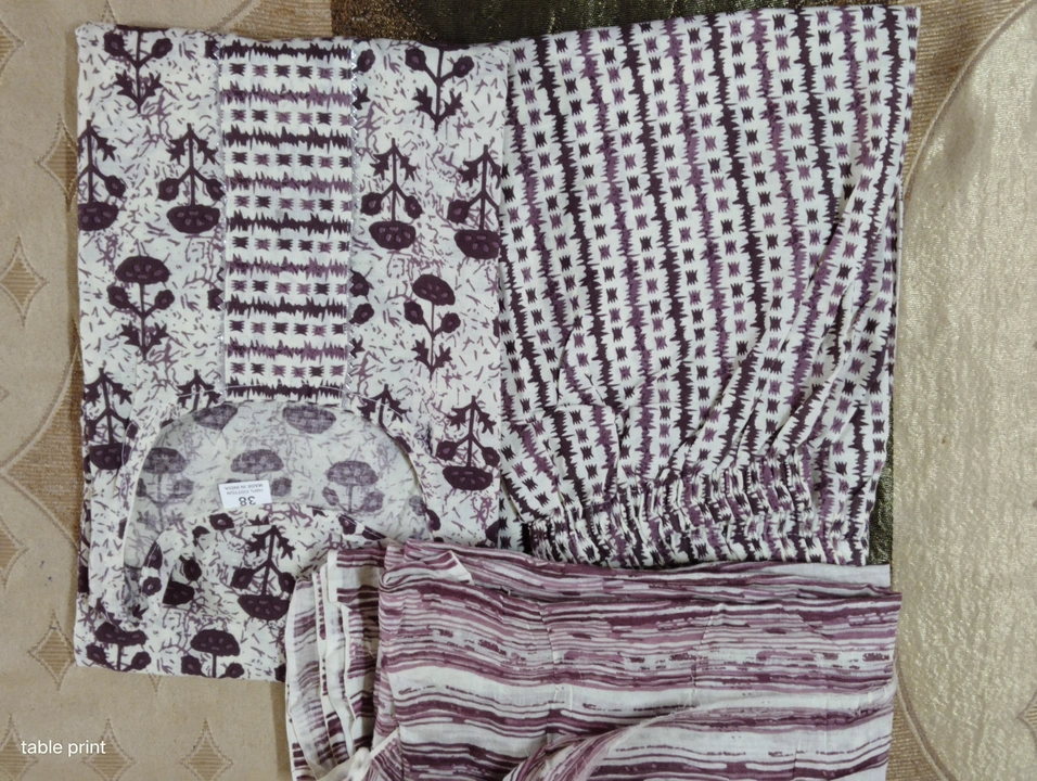 Cotton kurti pant with dupatta  uploaded by Sonali collection on 4/26/2024