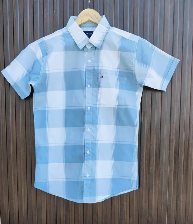 Half sleeve men's branded shirt for summer manufacturing men's wear  uploaded by Panther garments - manufacturing  on 4/27/2024