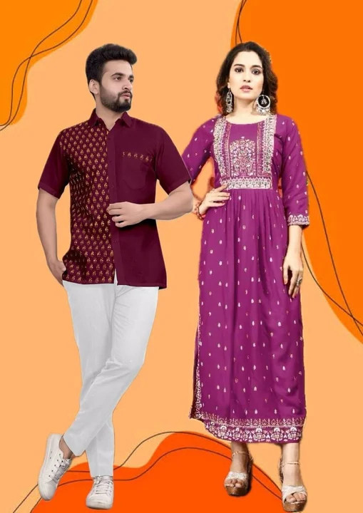 Post image *New launch super combo 
By 7HILLS*

*Nayra couple combo*
*Women fabric ditels*
*14kg REYON with foil print with mirror work*
*Size S M L XL XXL 3XL 4XL 5XL*

*Mens ditels*
*Magic cotton with foil print 
Size M L XL XXL 3XL 4XL*

*Combo rate 750+$*

Rm53 with shipping for 1 piece

*Ready to ship*
*Weight-0.430gm*
*Dry clean only*