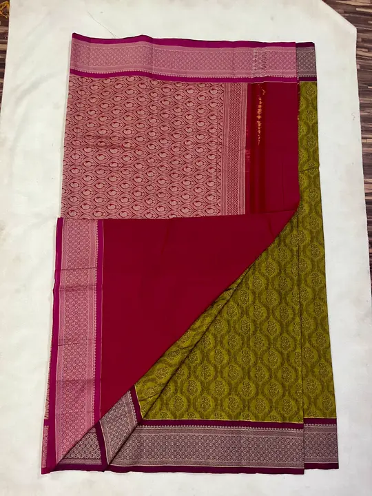 Masaray amboze rich pallu sarees with contrast  blouse i uploaded by Aadhya Sarees on 4/27/2024