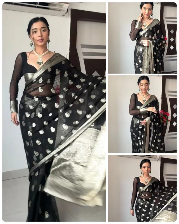 One minute ready to wear saree  uploaded by business on 4/27/2024