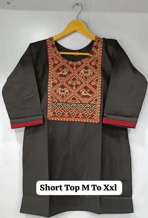 Short kurti cotton flex uploaded by Guru kripa textiles on 4/28/2024