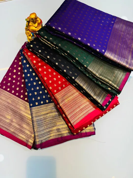 Kanchipuram Pure silk handloom saree with Pure Jari 🔥* uploaded by business on 4/28/2024