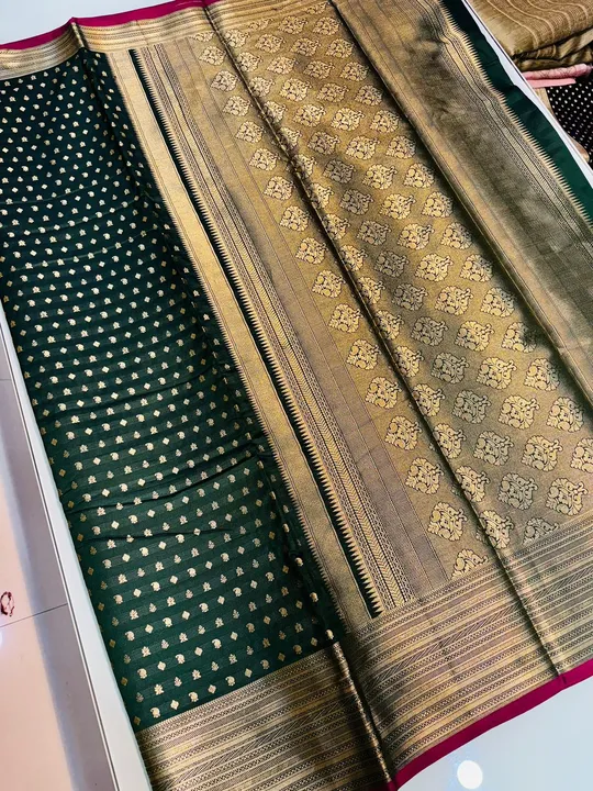 Kanchipuram Pure silk handloom saree with Pure Jari 🔥* uploaded by RMP CREATIVE CABINET on 4/28/2024
