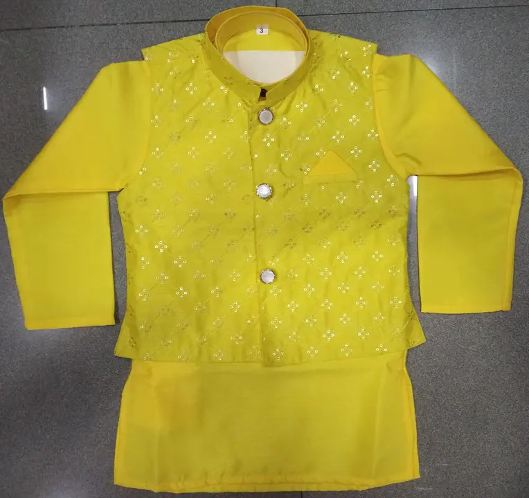 Kids kurta jacket  7849033303  uploaded by Ayansh Marketing on 4/28/2024
