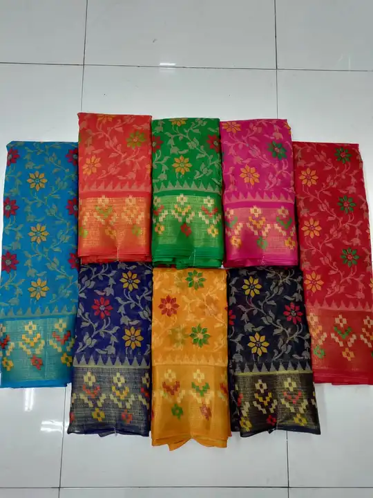 Trendy Fancy printed saree  uploaded by NARMADA SILK on 4/28/2024
