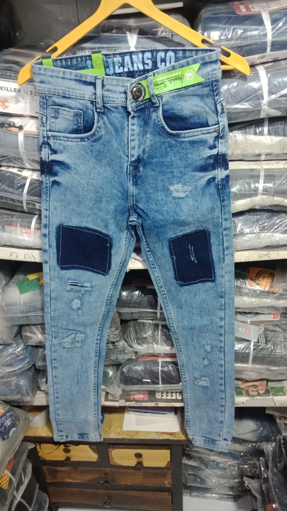 Jone Smith Flat Finish Fabric Power Lycra Torn Out Distressed Jeans 👖🔥 For Men  uploaded by business on 4/28/2024