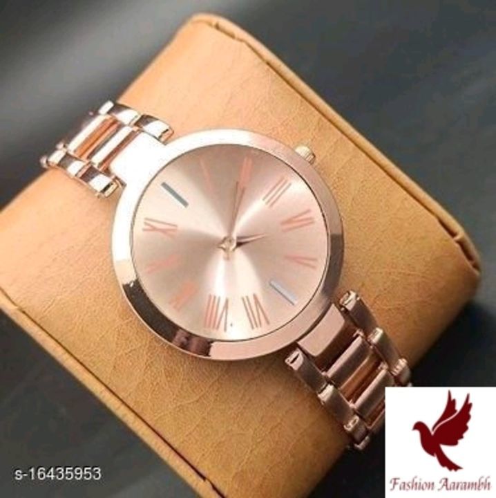 Post image Classic Women Watches Rs 280
Strap Material: Metal
Display Type: Analogue
Sizes:Free Size