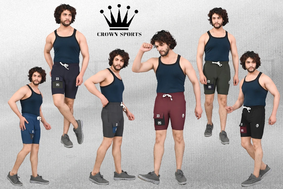 Ns laycra box cargo shorts in multi color size.M.L.XL uploaded by Crown sports  on 4/30/2024