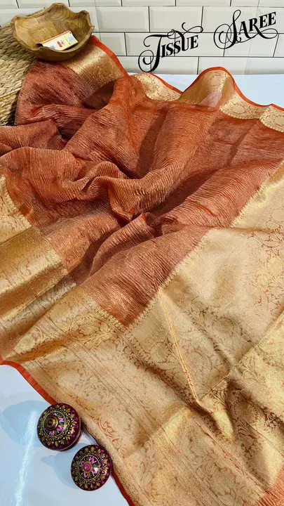 Crush Tissue  uploaded by M.S Silk Saree on 4/30/2024