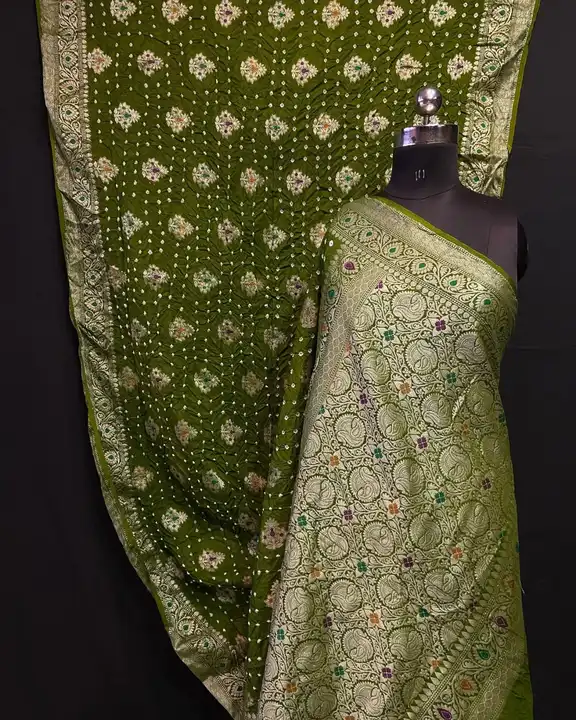BANARASI DYEBLE Katan silk saree  uploaded by NOOR BENARSI SAREES on 4/30/2024