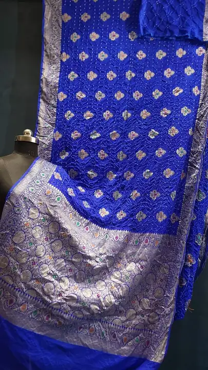 BANARASI DYEBLE Katan silk saree  uploaded by NOOR BENARSI SAREES on 4/30/2024