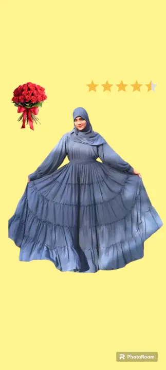 Burqua Abaya Hijab and Nose Piece Full set uploaded by Dazzling collection on 4/30/2024