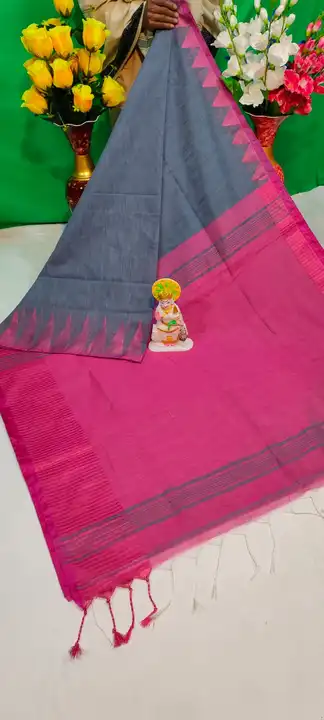 Salap Khadi Silk Temple Sharee uploaded by business on 5/1/2024