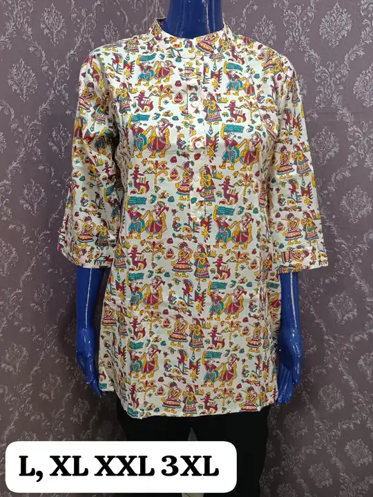 Premium Pure Cotton Printed Tunic  uploaded by business on 5/1/2024