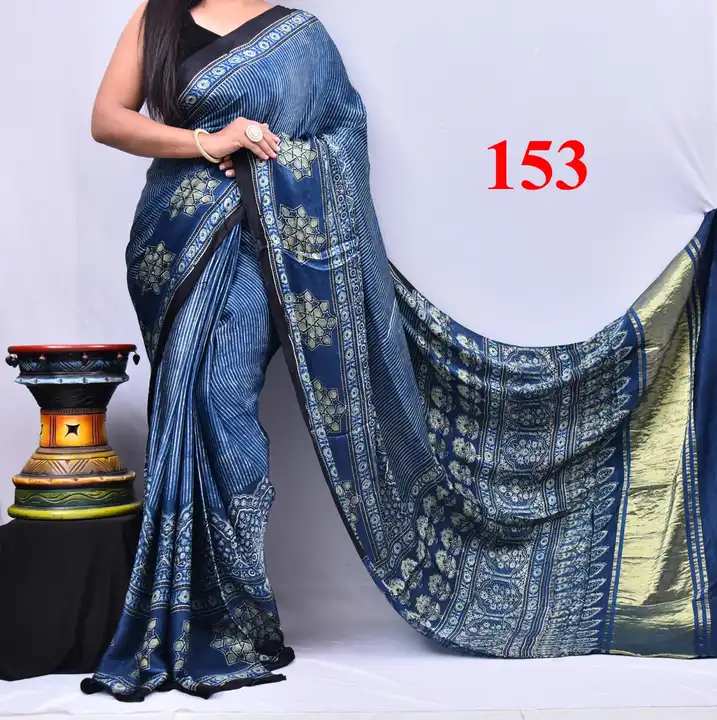 Product uploaded by S.A AJARAKH HEND BALOCK PARINT SAREE on 5/1/2024