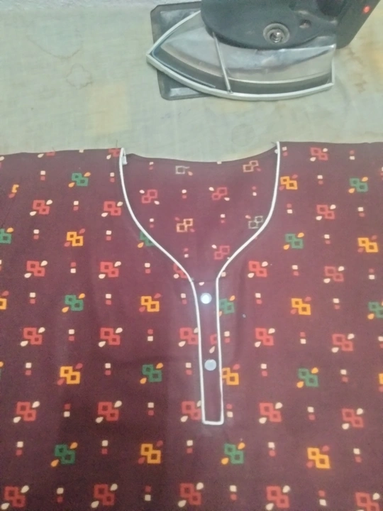Gujari Piping nighty cotton  uploaded by Puja Sharma enterprise on 5/2/2024